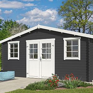 Onze Outdoor Life Overkappingen en Blokhutten worden geleverd exclusief dakbedekking, vloer en Funda