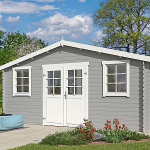 Onze Outdoor Life Overkappingen en Blokhutten worden geleverd exclusief dakbedekking, vloer en Funda