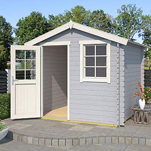 Onze Outdoor Life Overkappingen en Blokhutten worden geleverd exclusief dakbedekking, vloer en Funda