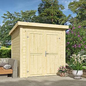 Onze Outdoor Life Overkappingen en Blokhutten worden geleverd exclusief dakbedekking, vloer en Funda