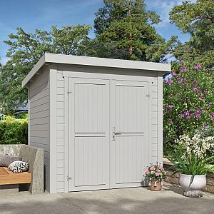 Onze Outdoor Life Overkappingen en Blokhutten worden geleverd exclusief dakbedekking, vloer en Funda