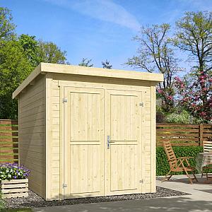 Onze Outdoor Life Overkappingen en Blokhutten worden geleverd exclusief dakbedekking, vloer en Funda