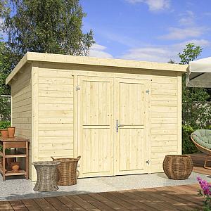 Onze Outdoor Life Overkappingen en Blokhutten worden geleverd exclusief dakbedekking, vloer en Funda