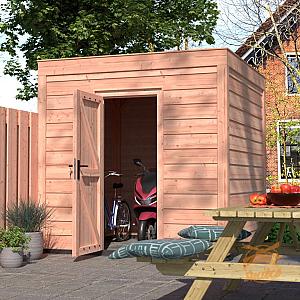 Onze Outdoor Life Overkappingen en Blokhutten worden geleverd exclusief dakbedekking, vloer en Funda