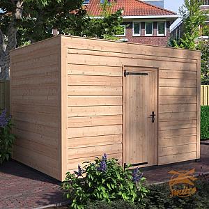 Onze Outdoor Life Overkappingen en Blokhutten worden geleverd exclusief dakbedekking, vloer en Funda