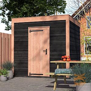 Onze Outdoor Life Overkappingen en Blokhutten worden geleverd exclusief dakbedekking, vloer en Funda