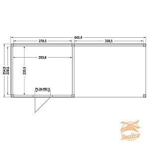 Onze Outdoor Life Overkappingen en Blokhutten worden geleverd exclusief dakbedekking, vloer en Funda