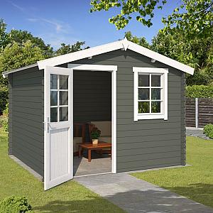 Onze Outdoor Life Overkappingen en Blokhutten worden geleverd exclusief dakbedekking, vloer en Funda