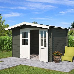 Onze Outdoor Life Overkappingen en Blokhutten worden geleverd exclusief dakbedekking, vloer en Funda