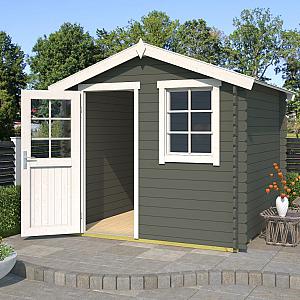 Onze Outdoor Life Overkappingen en Blokhutten worden geleverd exclusief dakbedekking, vloer en Funda