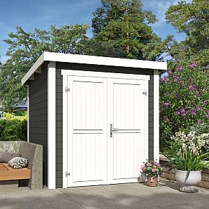 Onze Outdoor Life Overkappingen en Blokhutten worden geleverd exclusief dakbedekking, vloer en Funda