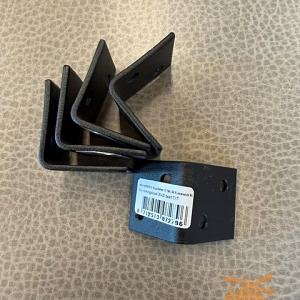 Versterkinghoeken  Zwart  30x30mm.