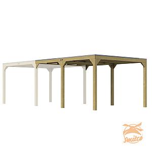 Een overkapping creëert een beschutte buitenruimte waar je het hele jaar door kunt genieten van de tuin. Het biedt bescherming tegen zon en regen en verlengt het buitenseizoen. Overkappingen zijn geschikt voor zitplekken, buitenkeukens en lounges. Door de open structuur blijft het contact met de tuin behouden. Ze zijn verkrijgbaar in diverse stijlen en houtsoorten. Hierdoor passen ze binnen verschillende tuinstijlen. Een overkapping verhoogt het comfort en de beleving van de buitenruimte.
