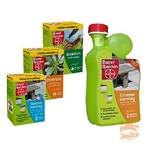Bestrijdingsmiddelen vormen een belangrijk hulpmiddel om vervelende tuinproblemen aan te pakken en je buitenruimte gezond te houden. Of het nu gaat om insecten, onkruid, schimmels of ander ongedierte, de juiste bestrijdingsmiddelen helpen gericht bij het beheersen van deze uitdagingen. Door goed geselecteerde producten te gebruiken kun je planten beschermen en schade beperken. Hierbij is het belangrijk om bewust en verantwoord te werk te gaan, met aandacht voor mens, dier en milieu. Smitco biedt een uitgebreid assortiment bestrijdingsmiddelen voor uiteenlopende toepassingen in de tuin. Dit assortiment helpt je bij het behouden van een nette, gezonde en verzorgde buitenruimte. Met deskundig advies kom je tot de juiste productkeuze die past bij jouw situatie.
