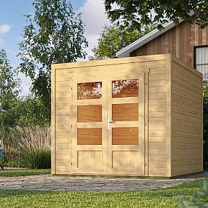 Onze Outdoor Life Overkappingen en Blokhutten worden geleverd exclusief dakbedekking, vloer en Funda