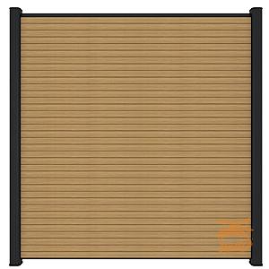 NewTechWood Co-Extrusie Composiet Scherm Triple, 180x180cm. Red Cedar