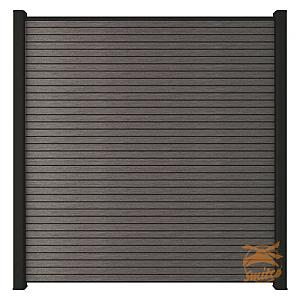NewTechWood Co-Extrusie Composiet Scherm Triple, 180x180cm. Silver Gray