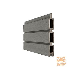 NewTechWood Co-Extrusie Composiet Triple Rhombus Schermplank, 2,1x16x180cm. Silver Gray