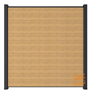 NewTechWood Co-Extrusie Composiet Scherm, 180x180cm. Red Cedar