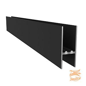 NewTechWood Aluminium Frameset t.b.v. Verticale Schermen, Zwart