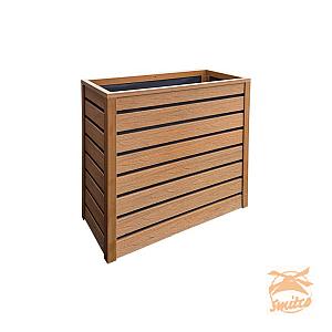 NewTechWood Plantenbak, 80x85x38cm. Teak