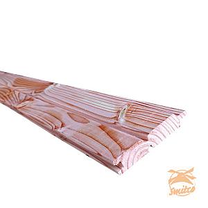 Douglas Geschaafd 2-Zijdig Dubbel Rhombus Profielplank, 2,7x14,5x224cm. Onbehandeld  1071679