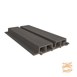 NewTechWood HKC Co-Extrusie Castellation PRO65 Gevelbekleding, 3,3x18x290cm. Silver Gray