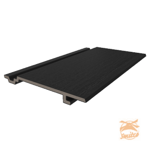 NewTechWood HKC Wandbekleding Vlak, 1,9x18,8x400cm. (wb 15,3cm.), Ebony Burnt