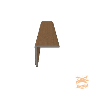 NewTechWood HKC Hoekprofiel, 5,5x5,5x300cm. Teak  1072536
