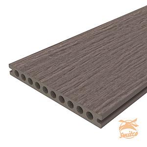 NewTechWood HKC Dekdeel Old World, Holle Kamerprofielen, 2,3x21x400cm. Silver Ash