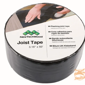 NewTechWood Bitumen Tape t.b.v. Onderbalk, 7x1500cm. Zwart
