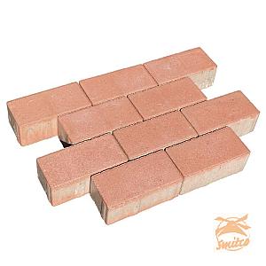 BKK 21x10,5x8 Rood Genuanceerd PER PAK á 8,18 m2.