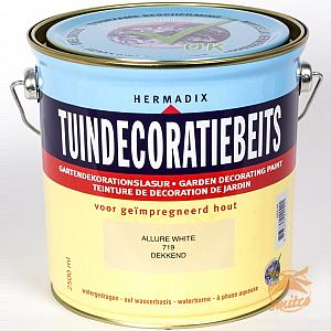 Tuindecoratiebeits 719 Allure White 2500 ml.