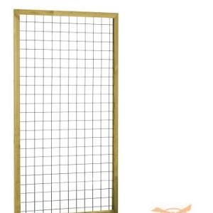 Eco Gaastrellis Verzinkt In Raamwerk 90x180 cm. Met Maas  7,5x7,5 cm.  W08326