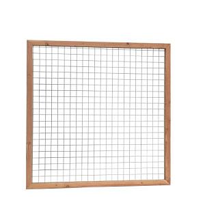 Douglas Betonijzer Trellis Maas 7,5x7,5 cm. In Raamwerk 4,5x7 cm.180x180cm. Blank W32050 =V