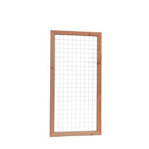 Douglas Betonijzer Trellis Maas 7,5x7,5 cm. In Raamwerk 4,5x7 cm. 90x180cm. Blank W32055 =V