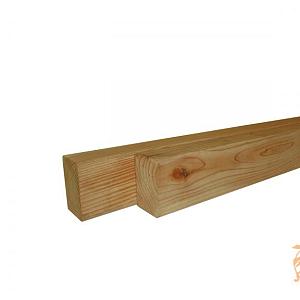 Douglas Fijnbezaagde Regel 4,5x7,5x400cm. Groen Geïmpregneerd W44430