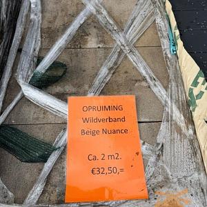 Opruiming ca. 2 m2. Wildverband Beige Nuance