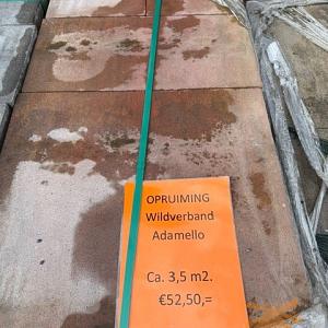 Opruiming ca. 3,5 m2. Wildverband Adamello