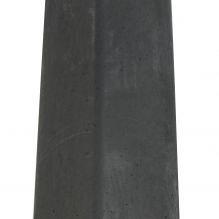 Betonpoer TAPS Antraciet 15x18x50cm. Met Verstelbare Plaat 1010648 =V