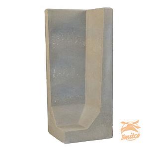 L-Element Hoeksteen Grijs 100x40x40cm.