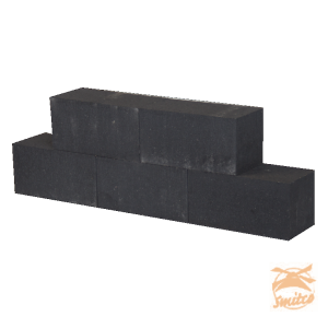Patio Stapelblok 30x15x15  Zwart
