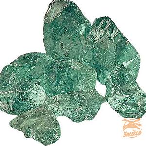 Gaasbox Glas Turquoise 100-300 mm. ca 900 kg.