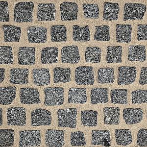 Gaasbox Portugees Granietblokken 9-11  "ca.1000 kg./ca. 5 m2."