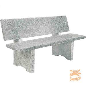 Natuursteen Gran. Bank Basic Met Rugleuning