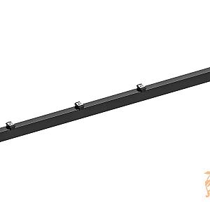 Hillfence Metalen Tussenpaal  6x4x160cm. Zwart  W08446  LET OP : BESLAG MEEGEVEN !!