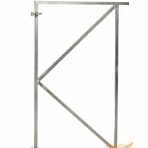 Stalen Deurframe Verstelbaar 100x155cm. Vuurverzinkt 926731 =V