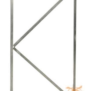 Stalen Deurframe Verstelbaar 90x155cm.  (Beslag mee JA/NEE)  W07630 =V