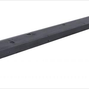 Grenen Afdeklat Met Sponning (3,5x8,5x180cm.) Zwart Gedompeld W08090 =V