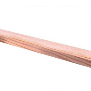 Douglas Geschaafde Afdeklat Met Sponning Plat Model  (6 x 1,2 cm)2,8x8,5x180 cm. Onbehandeld 1011341